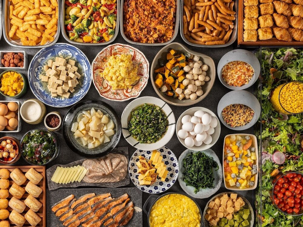 朝食ビュッフェ