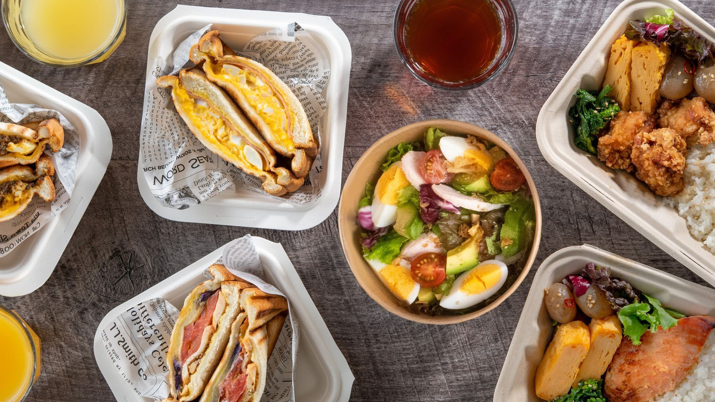 無料アメニティが充実♡5種類から選べる朝食はテイクアウトも◎4254571