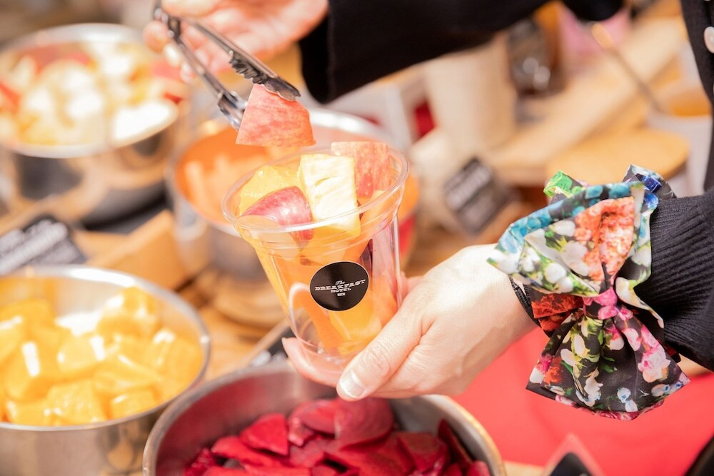 朝食ビュッフェ