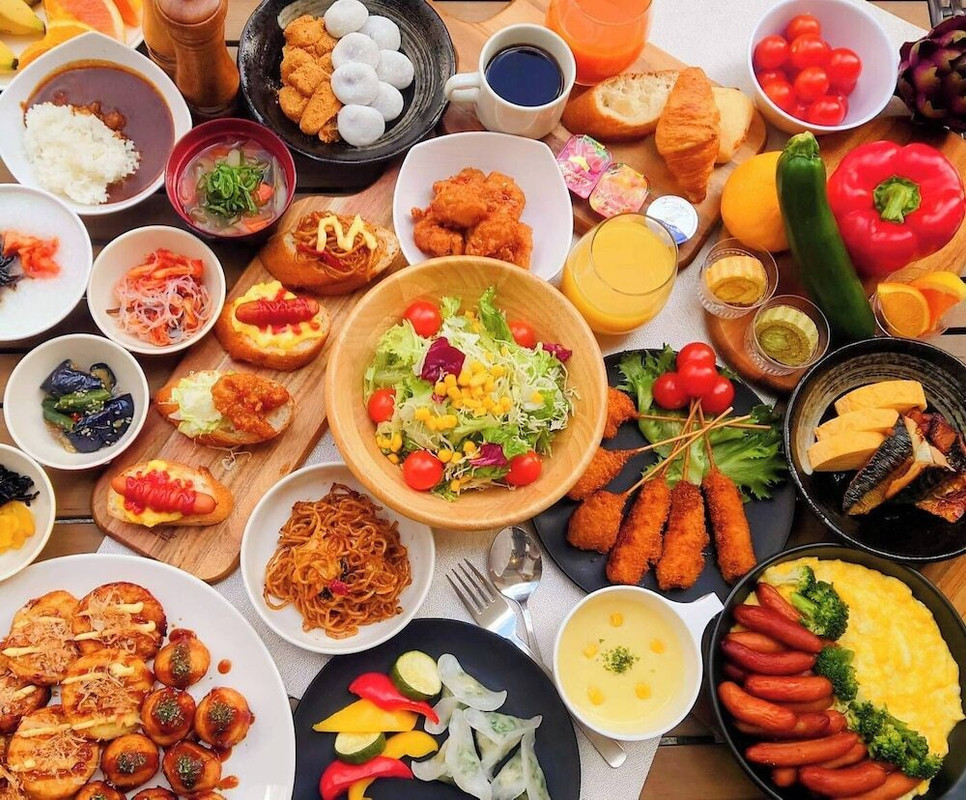 朝食ビュッフェ