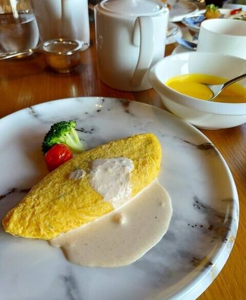 明太ソースのオムレツ / 2