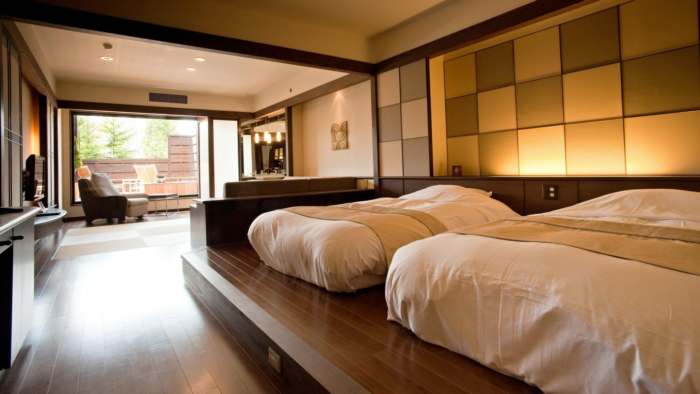 温泉露天風呂付和洋室