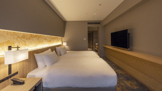 デラックスツイン和（NAGOMI）2名利用 シングルベッド2台とお布団一組 禁煙