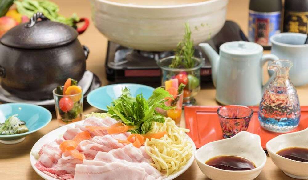 県内産豚のしゃぶしゃぶ / 1