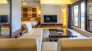 デラックスツインルーム A 露天風呂付