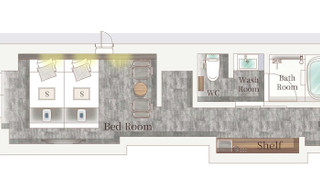 エコノミー ツインルーム