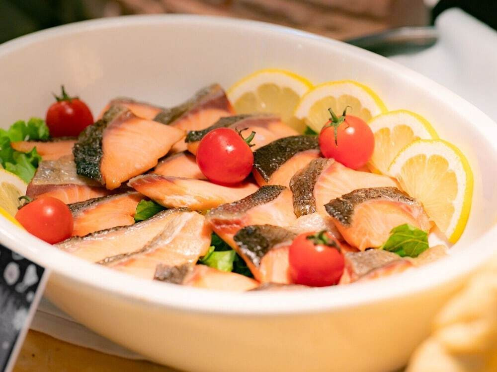 朝食ビュッフェ