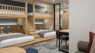 [リニューアル]4ベッドバンク（1階） (ハウスキーピングは有料オプション)大人定員7名