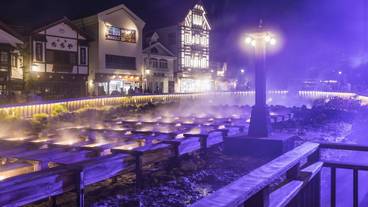 湯畑ライトアップ / 1