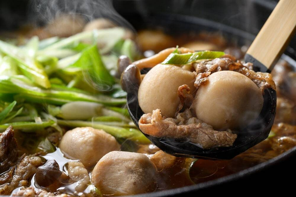 朝食ビュッフェ／山形風芋煮