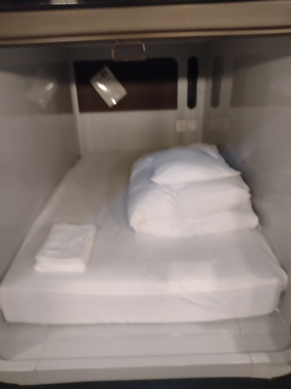 シーツはパリッとしてた