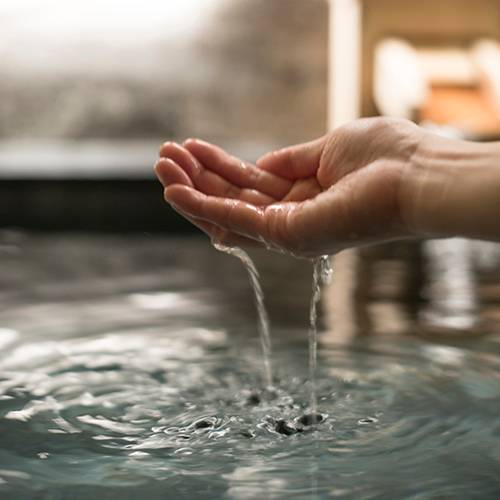 源泉かけ流しの貸切風呂 / 1