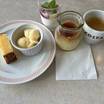 朝食 デザート カステラ、アイスミルクセーキ、プリン他充実