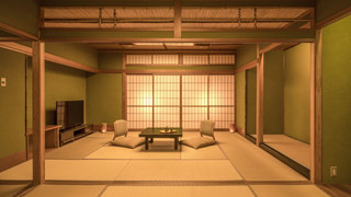 [禁煙] スーペリア和室2間5名定員 内風呂あり