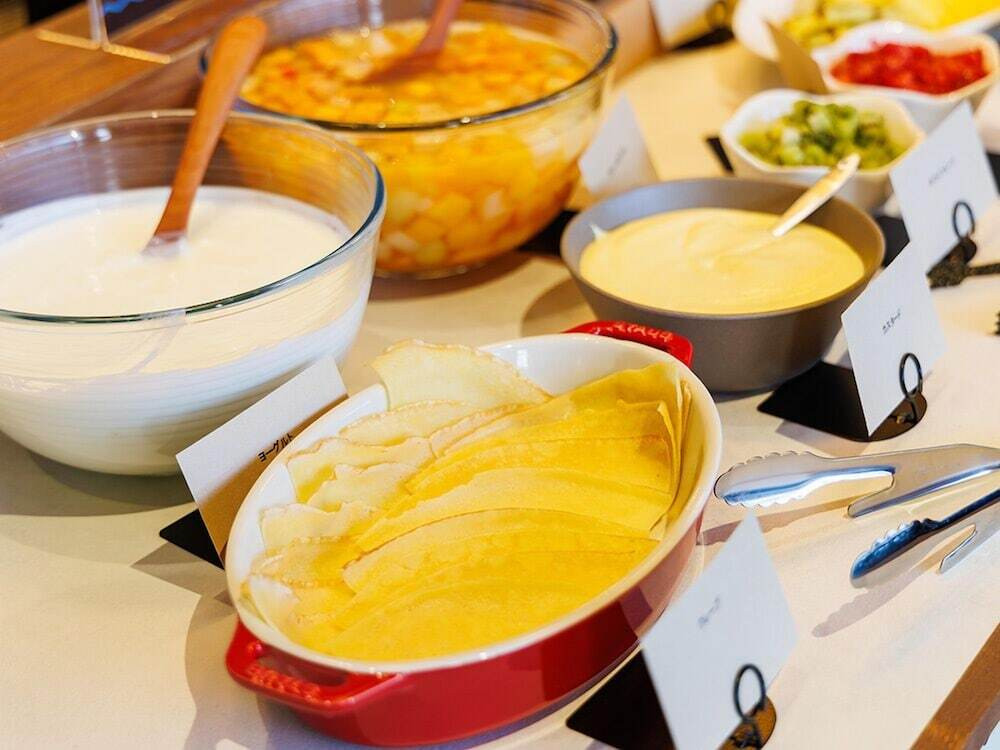 朝食ビュッフェ