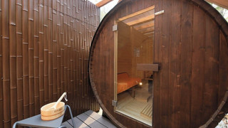 [本館] サウナ露天風呂付き洋室ツイン (禁煙)