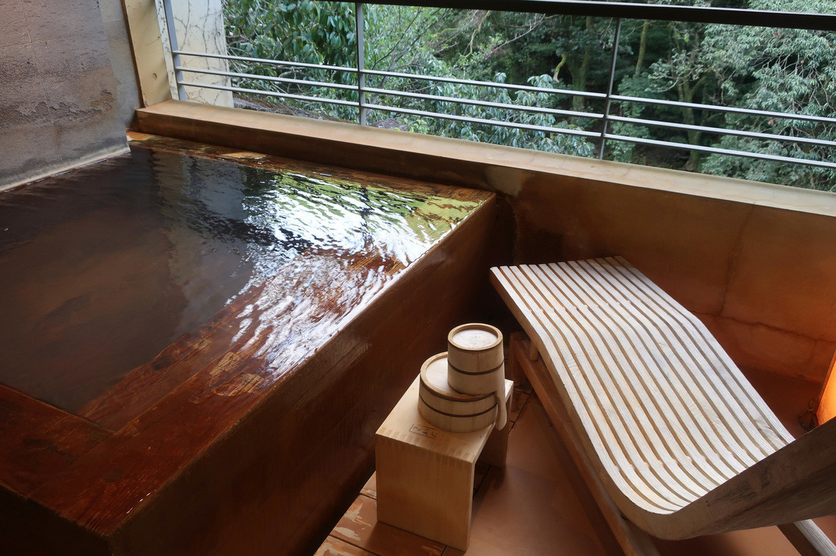 「妙見石原荘 食菜石蔵」 その他 114632321 客室 ’ゆらら’ の露天風呂