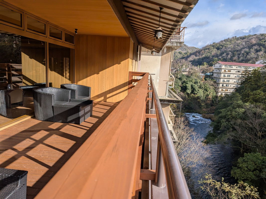 6階ロビーテラスです。眺めが良いです。