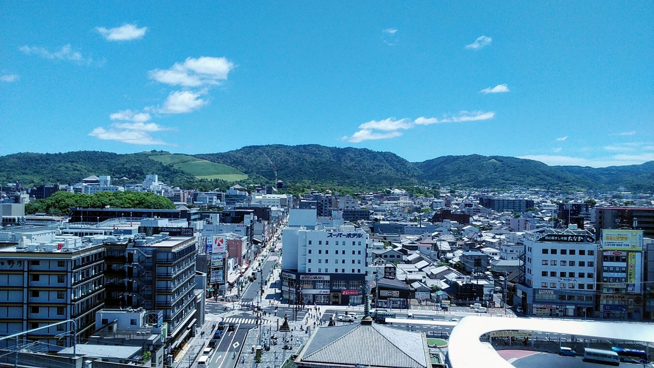 奈良の世界遺産の眺望が楽しめます