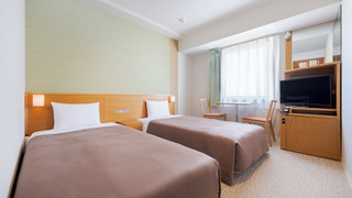 スタンダード ツインルーム シングルベッド 2台 禁煙