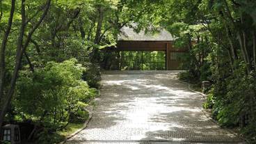 敷地内から見た長屋門 / 1