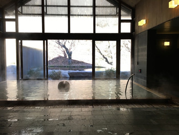「星のや 軽井沢」その他 885559 トンボの湯 内風呂