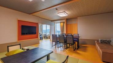 嬉春亭_わたつみの章_バリアフリー和洋スイート① / 9