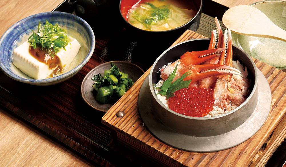  ずわいガニの贅沢釜飯 セット / 1