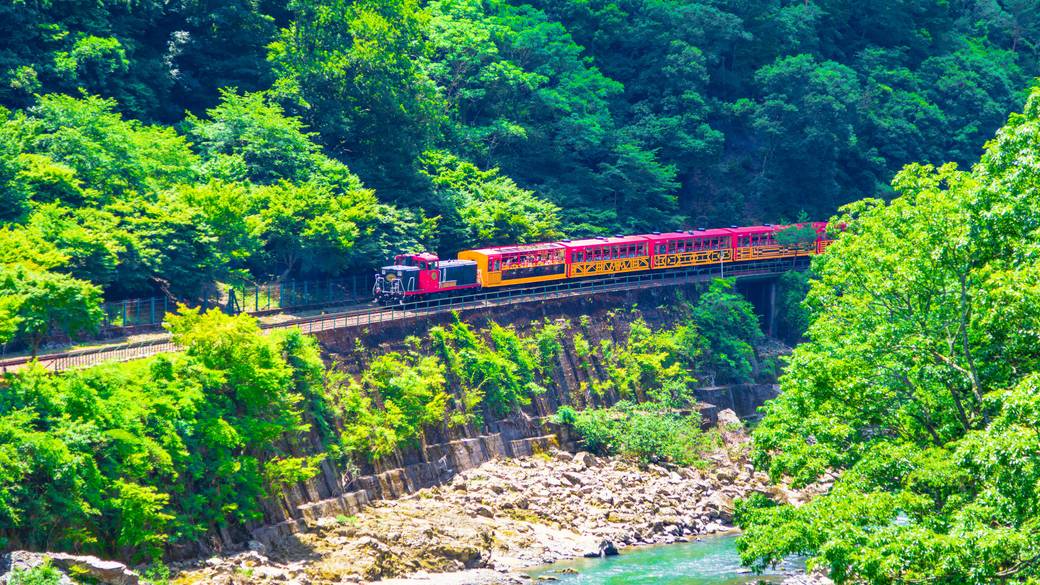 「嵯峨野トロッコ列車」 / 1