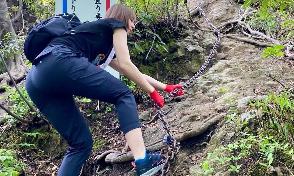 屋外ロック クライミング