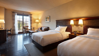 【ロッジ棟】デラックスファミリーツイン(ベッド2台)