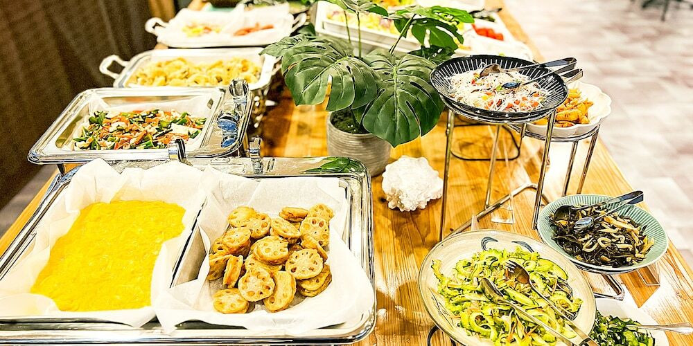 朝食ビュッフェ