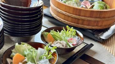 サラダとめはり寿司 / 2