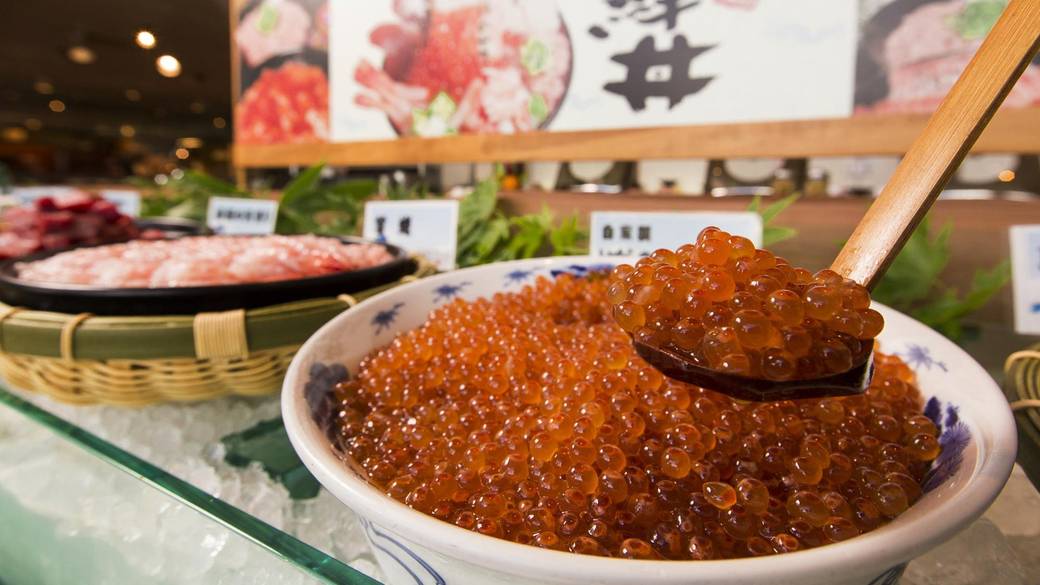 北海道名物のイクラも食べ放題 / 2