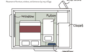 ダブルルーム 3名用