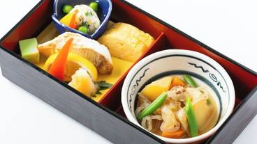 朝食の箱膳一例① / 4