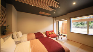 [別館] 温泉半露天風呂付きツイン (禁煙)