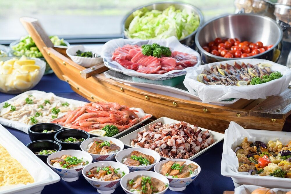 朝食ビュッフェ