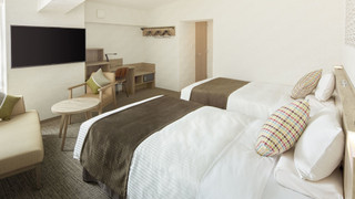 (禁煙)デラックスツイン (ハウスキーピングは有料オプション)