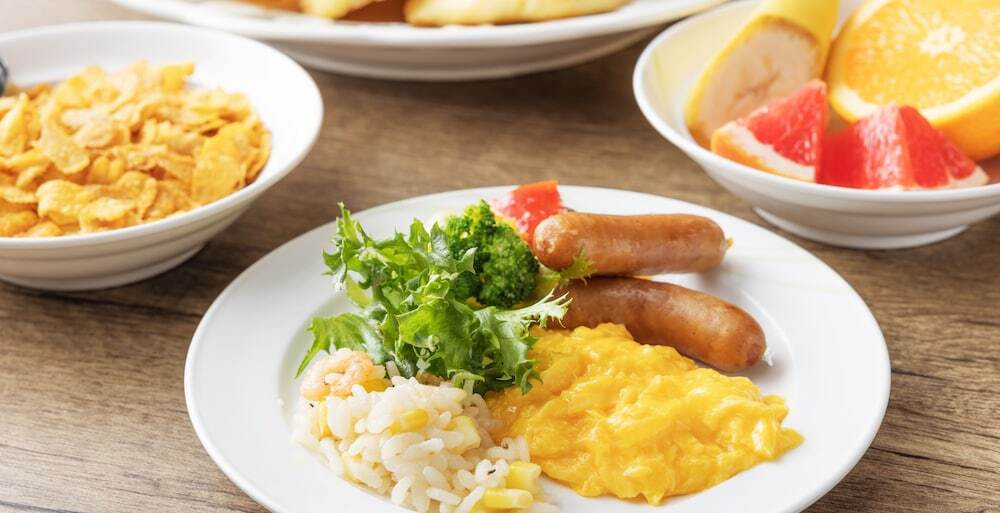 朝食ビュッフェ