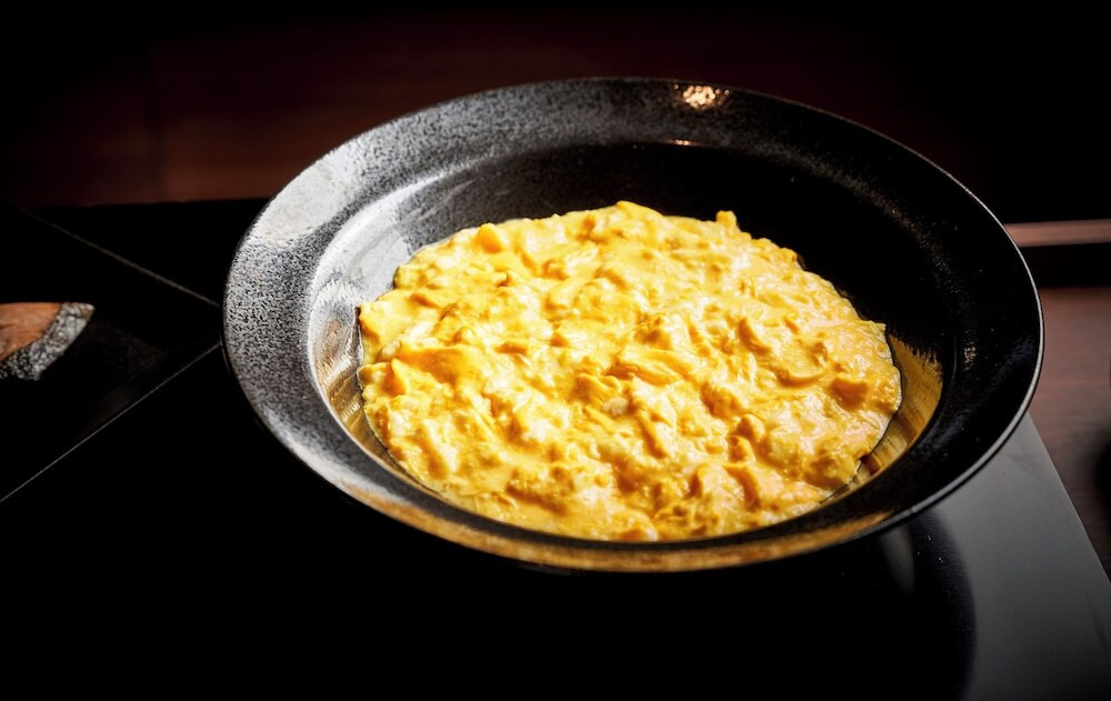 朝食ビュッフェ_スクランブルエッグ