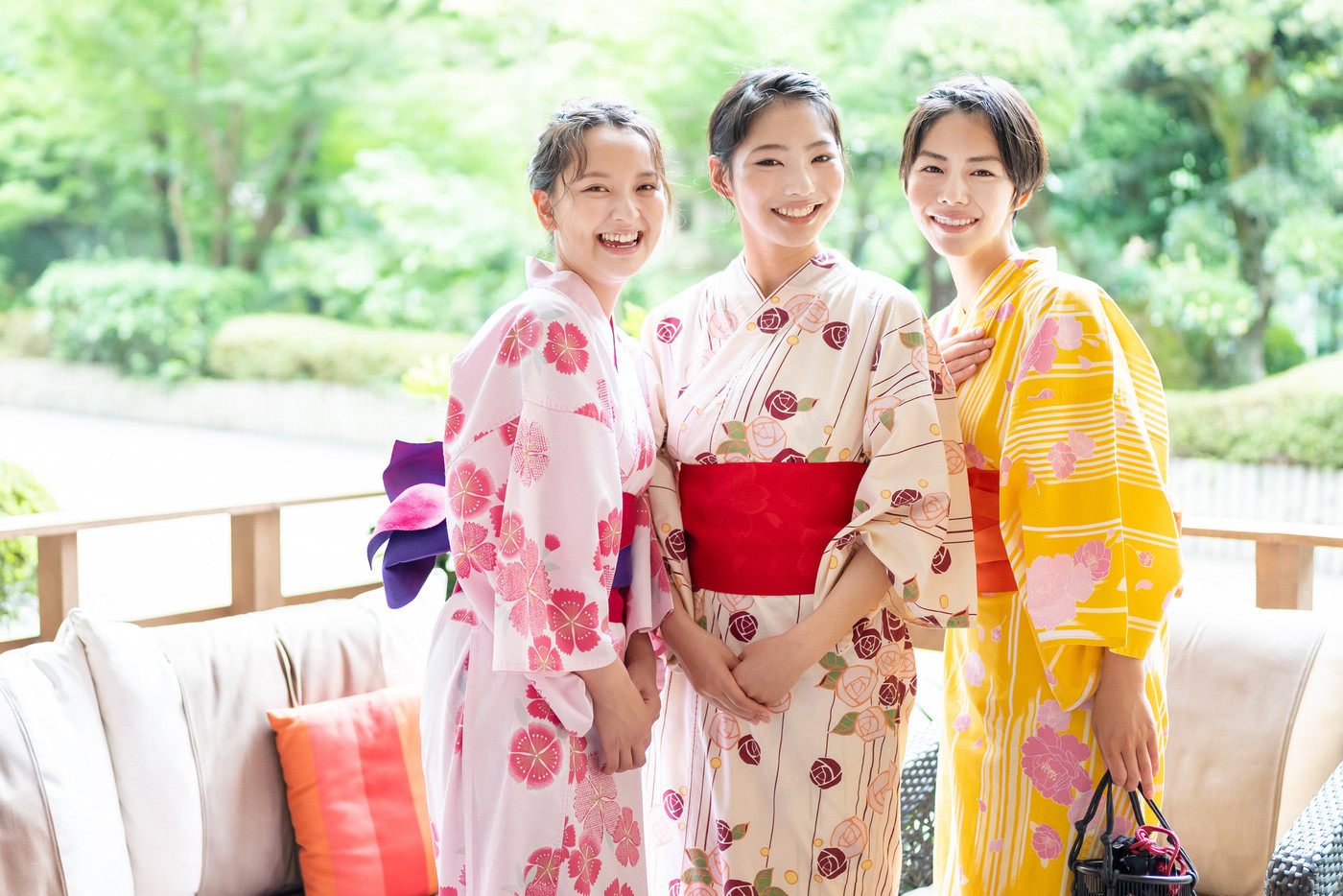 温泉旅行 浴衣 女子旅