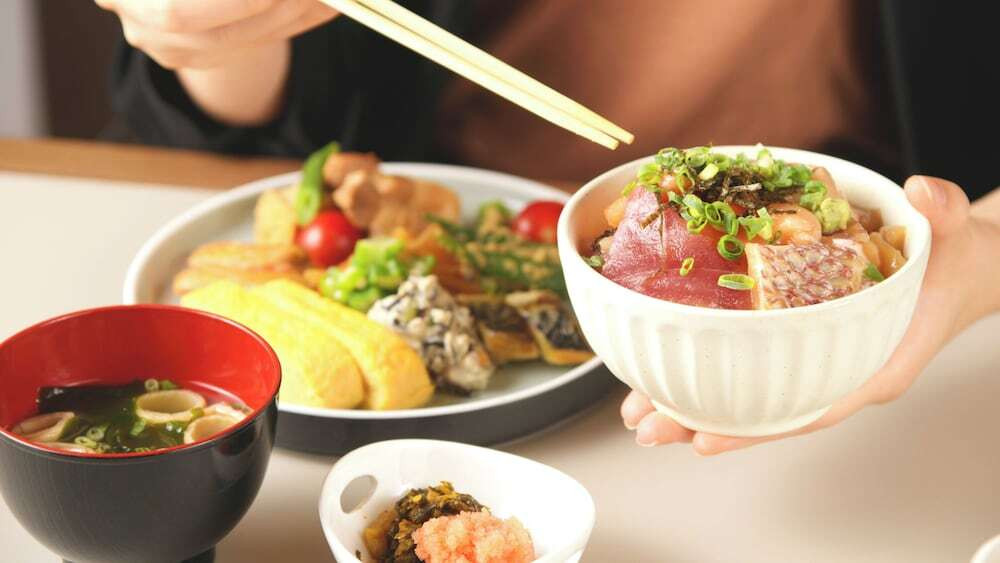 朝食ビュッフェ