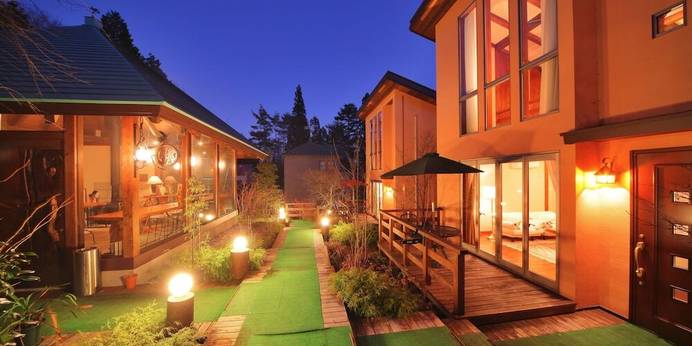 日光 露天風呂付き客室 離れの宿 ワンモアタイムハート（栃木県 旅館） / 1