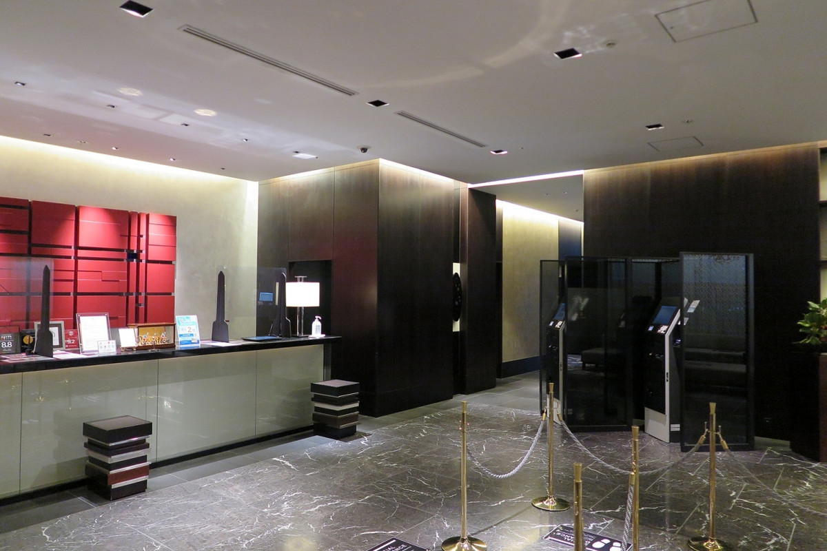 館内は現在的デザインです