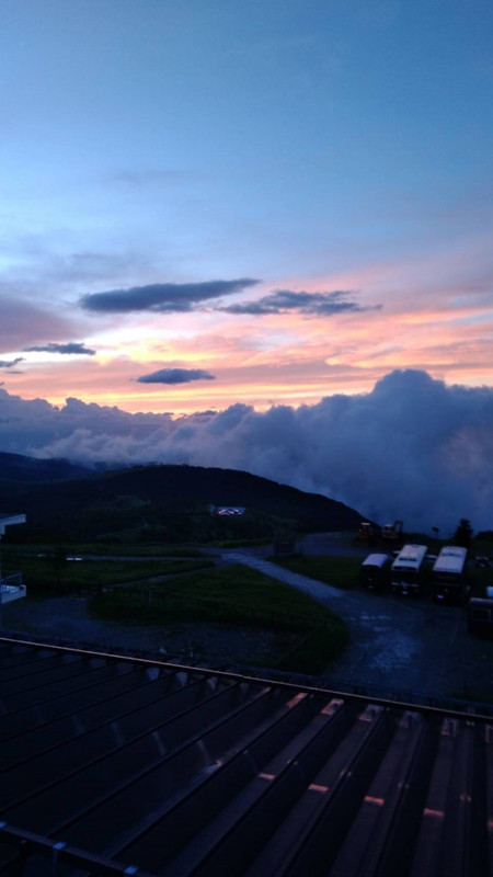 日の出を見ることができました