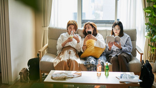 デラックス ルーム 3 ベッドルーム キッチン