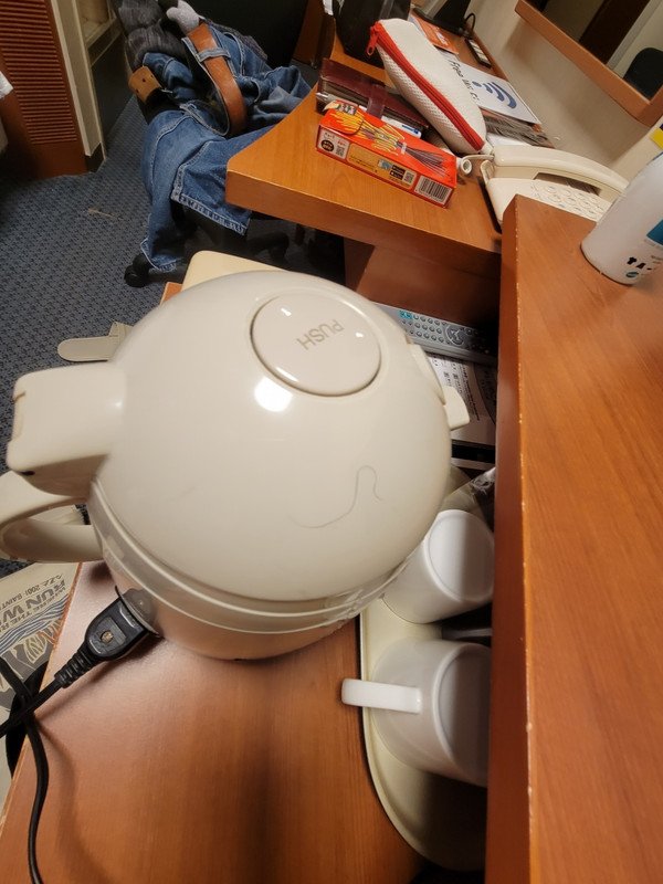 毛が付着していたポット（怒）