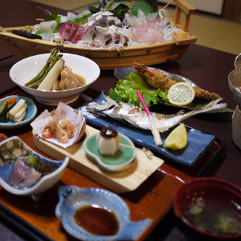 新鮮な魚介類と相模湾の大パノラマを堪能できる宿4085473