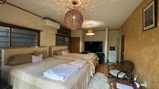 デラックス ツインルーム ダブルベッド 2 台 禁煙